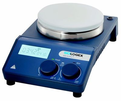 SCILOGEX* MS-H-Pro Plus LCD Digital Ceramic/Stainless Steel Top Stirring Hot Plates from Scilogex, LLC.